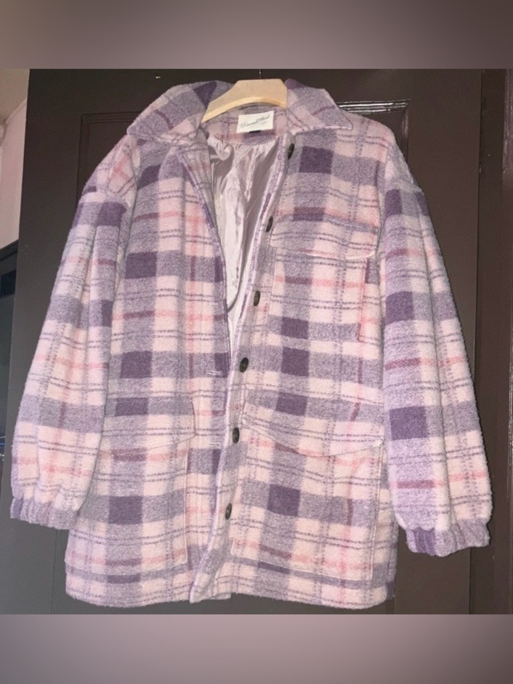 Plaid Oversized Jacket